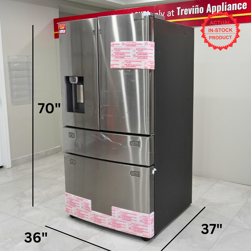 28 cu. ft. 4-Door French Door Refrigerator with FlexZone™ Drawer in Stainless Steel