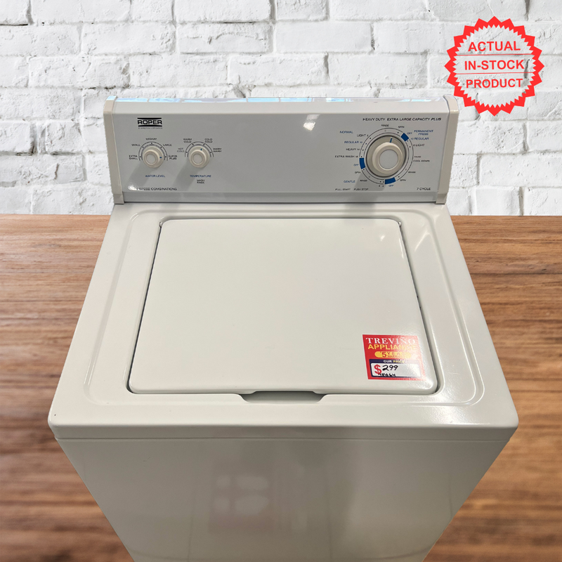 Roper Electric Top Load Washer - White