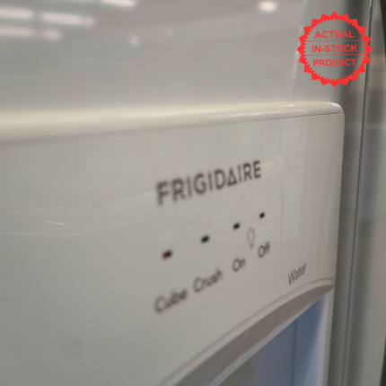 Frigidaire - 22 cu. ft. Side by Side Refrigerator with Ice Maker - White