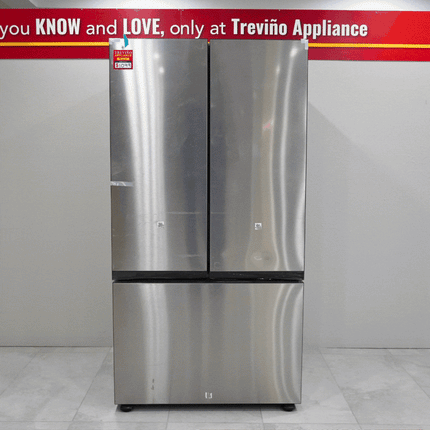 18 cu. ft. Smart Counter Depth 3-Door French Door Refrigerator in Stainless Steel