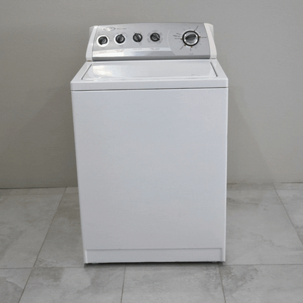 27 in. 3.4 cu. ft. Capacity Top Load Washer with 12 Wash Cycles, 5 Water Temps. - White