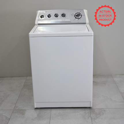 27" 3.4 cu. ft. Capacity Top Load Washer with 12 Wash Cycles, 5 Water Temps. - White