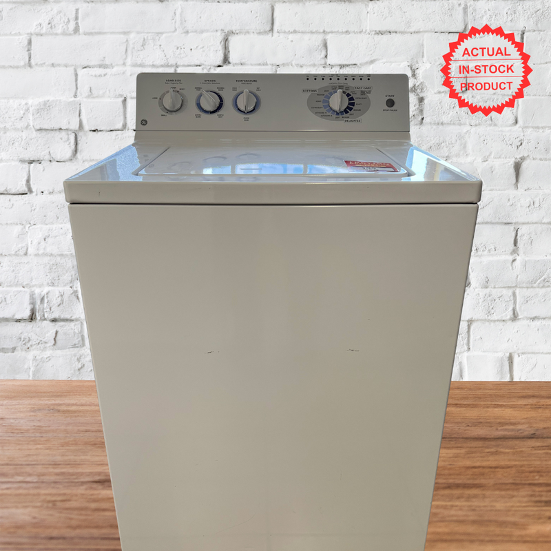 GE Electric Top Load Washer - White