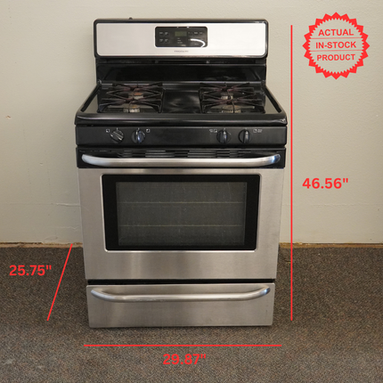 Frigidaire FCRG3052AS 30 in 5 Cu. Ft. Gas Range in Stainless Steel