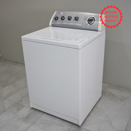 27" 3.4 cu. ft. Capacity Top Load Washer with 12 Wash Cycles, 5 Water Temps. - White