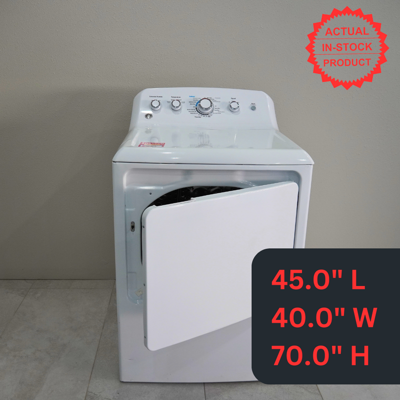 GE Dryer GTD42EASJWW - White