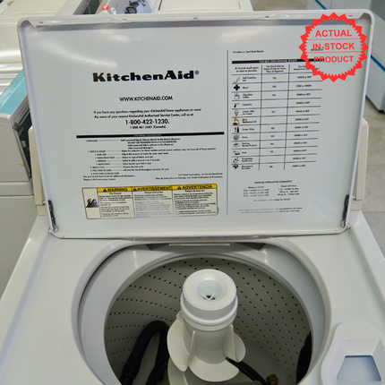 KitchenAid Electric Top Load Washer - White