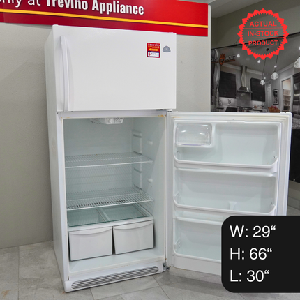 White Westinghouse WWTR1802KW 18 Cu. Ft. Top-Freezer Refrigerator