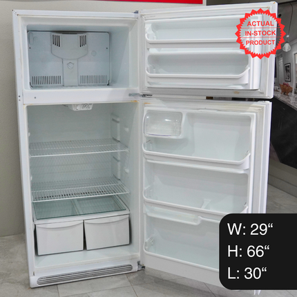 White Westinghouse WWTR1802KW 18 Cu. Ft. Top-Freezer Refrigerator