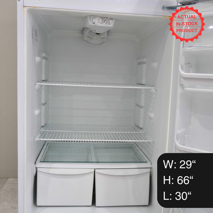 White Westinghouse WWTR1802KW 18 Cu. Ft. Top-Freezer Refrigerator